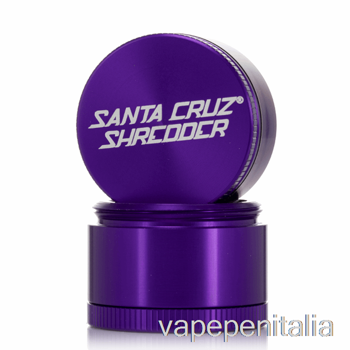 Penna Vape Santa Cruz Trituratore 1,6 Pollici Piccolo Smerigliatrice Da 4 Pezzi Viola (40 Mm)